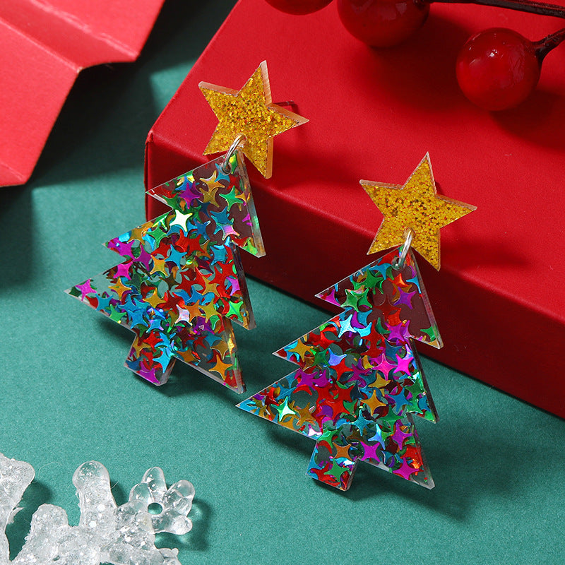 Wholesale Light luxury Christmas earrings